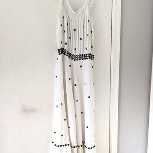 NWT Anthropologie Dotted Mirror Maxi Dress
